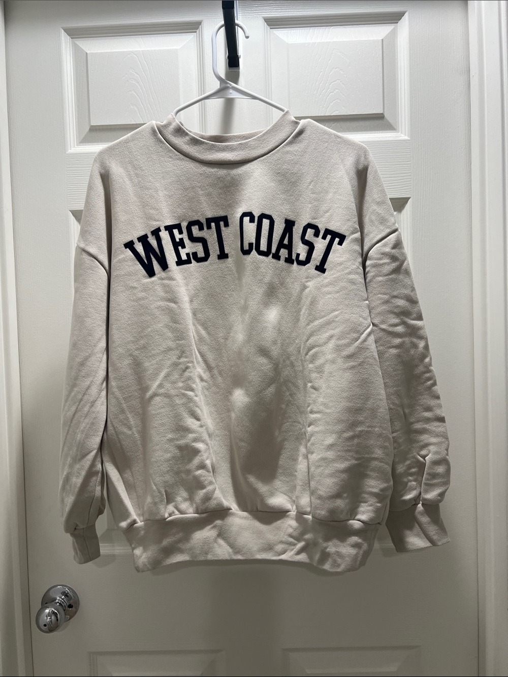 Oak + Fort West Coast Crewneck Sweatshirt - Cream